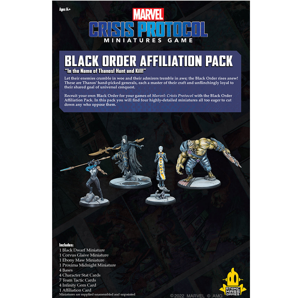 MARVEL: CRISIS PROTOCOL - BLACK ORDER SQUAD PACK