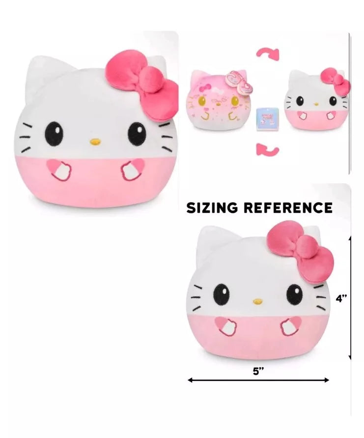 Plushiverse: Reversible Plushie 4in - Hello Kitty 50th Anniversary