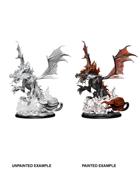 Deep Cuts Unpainted Miniatures: W12 - Nightmare Dragon