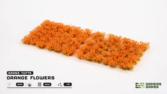Orange Flowers Wild Tufts
