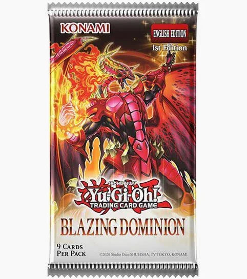 Yu Gi Oh! TCG: Blazing Dominion Booster Pack