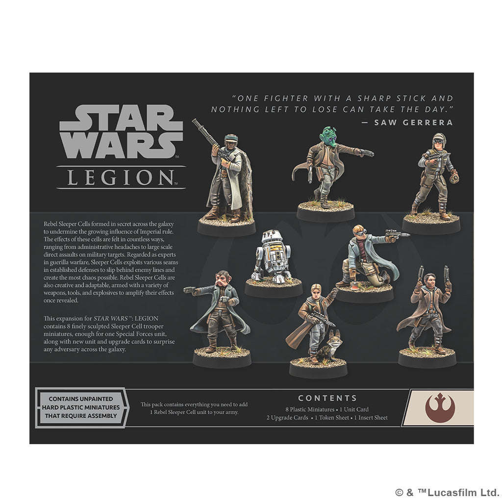 Star Wars Legion - Rebel Sleeper Cell Squad Expansion