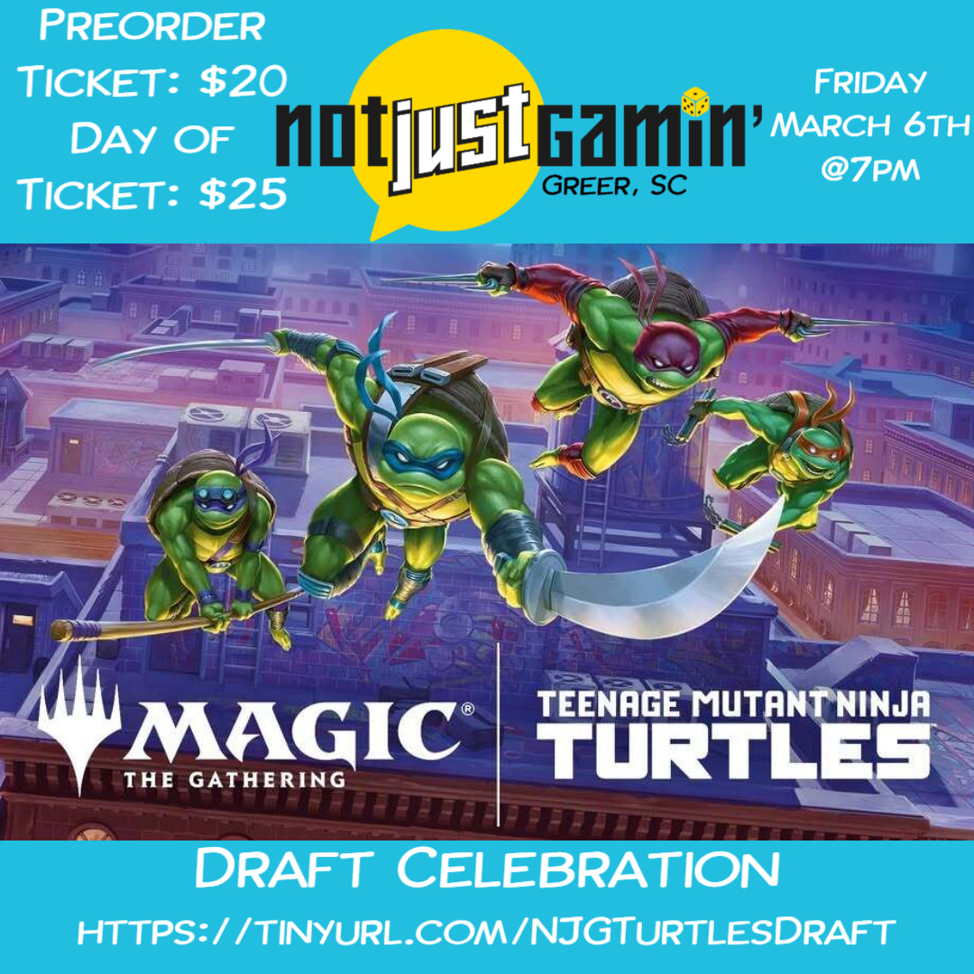 Magic the Gathering, Teenage Mutant Ninja Turtles Draft Celebration: Friday, 3/6/2026