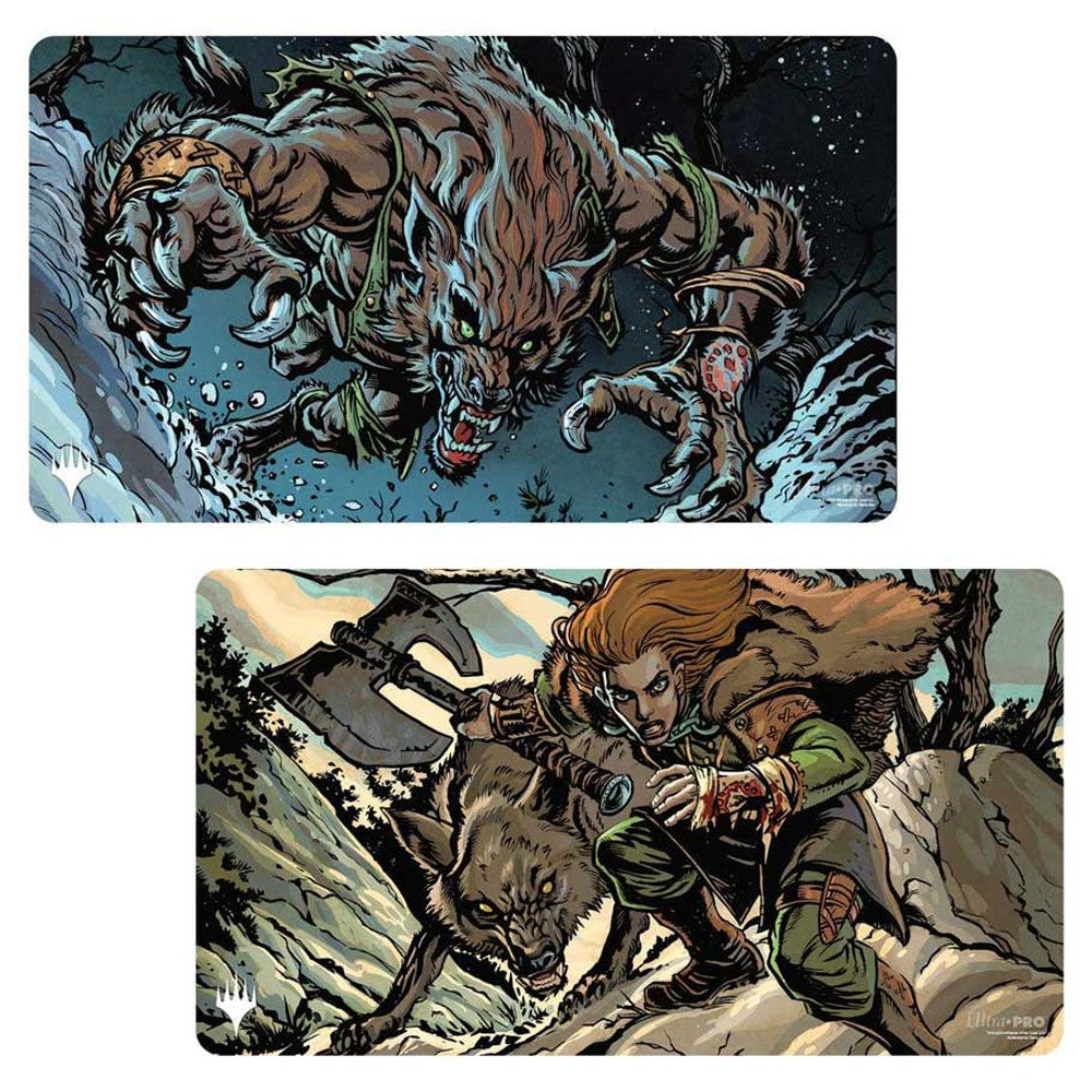 MTG - Double-Sided Playmat: Innistrad Remastered - Huntmaster of the Fells / Ravager of the Fells