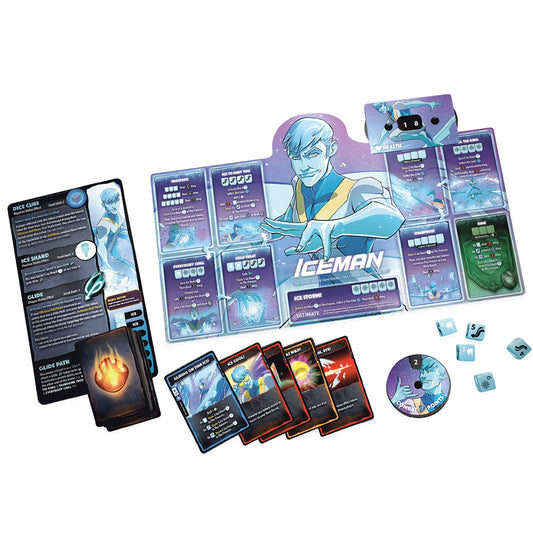 Marvel Dice Throne: X-Men Box 1 Fighters (Iceman, Psylocke, Storm, and Wolverine)