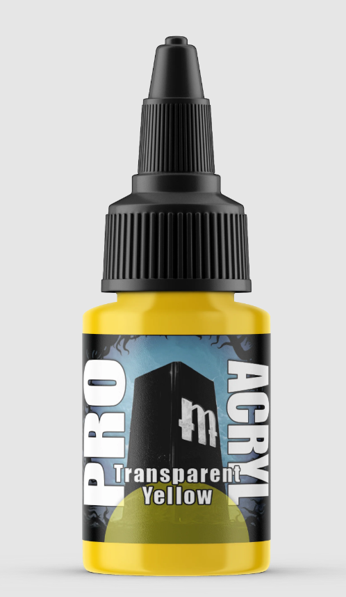 Monument Hobbies - Pro Acryl Paint, Transparent Yellow