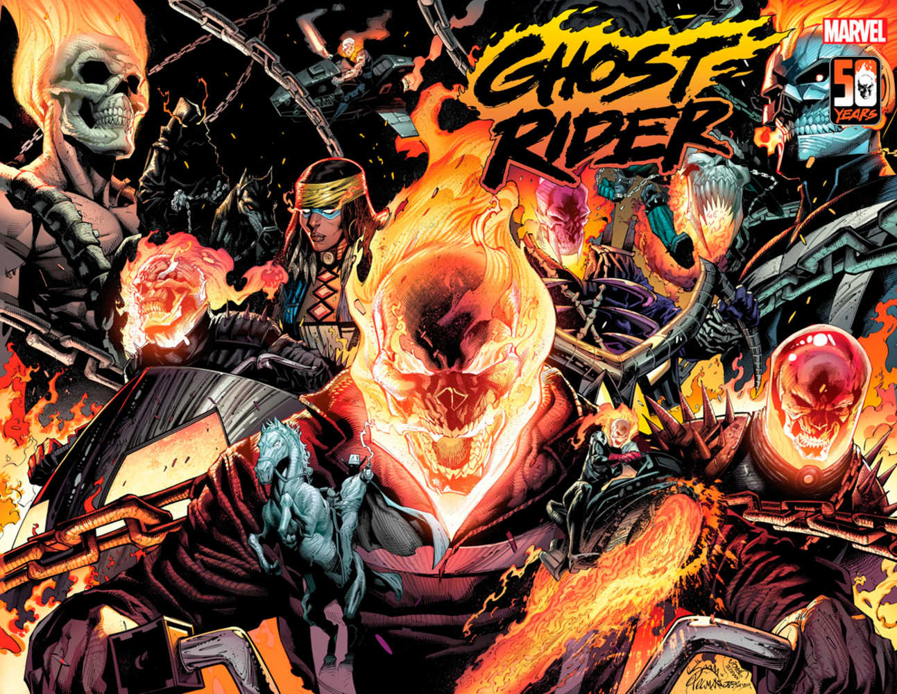 Ghost Rider #1 Stegman Wraparound Variant