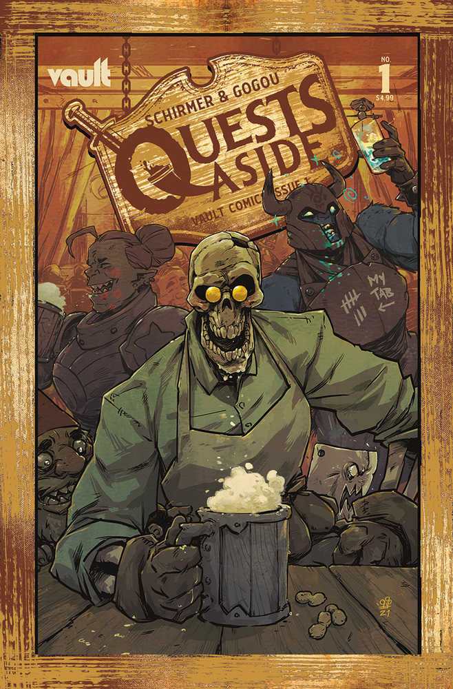 Quests Aside #1 - 5 Cover B