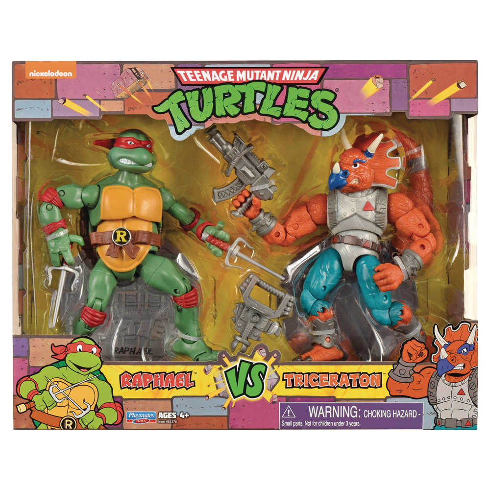 Teenage Mutant Ninja Turtles Classic Ralph vs Triceraton 2pk Action Figure