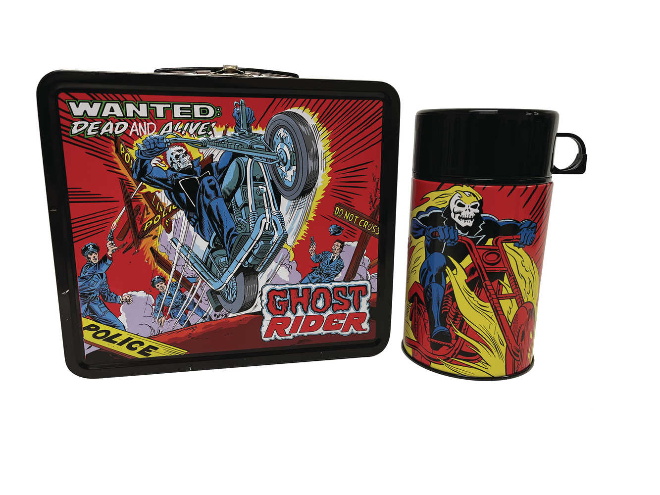 Tin Titans Marvel Ghost Rider Previews Exclusive Lunchbox & Bev Container (C