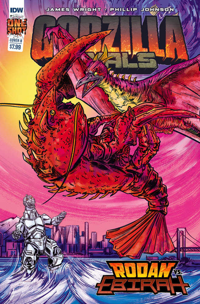 Godzilla Rivals Rodan vs Ebirah Cover B Chi