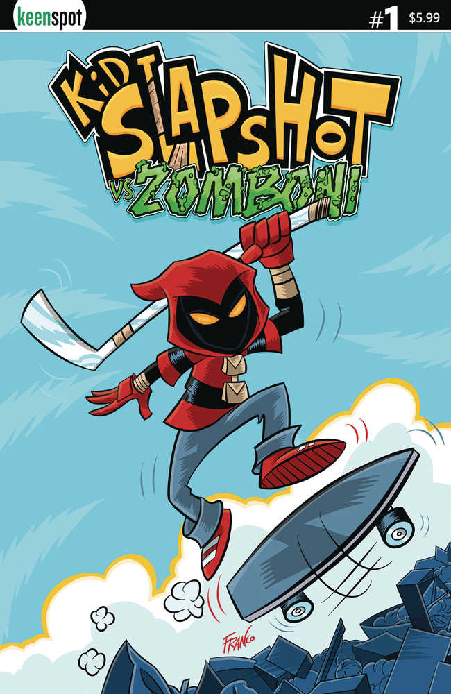 Kid Slapshot vs Zomboni Cover B Franco
