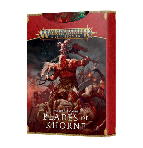 AOS - Blades of Khorne, Warscroll Cards