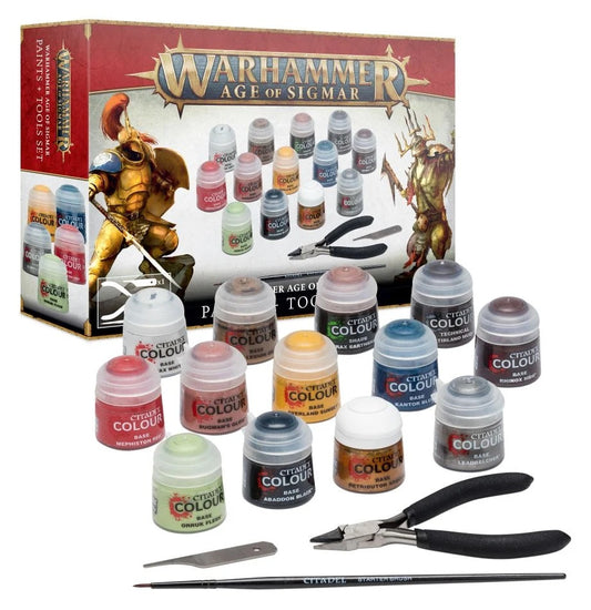 AOS - Age of Sigmar: Paints & Tools Set