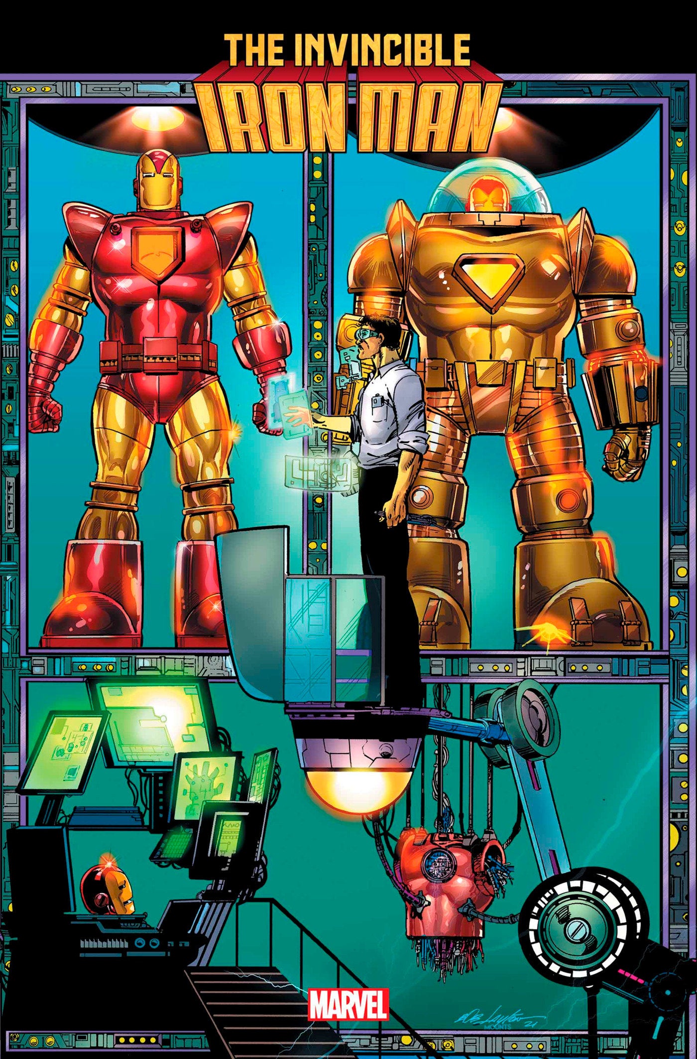 Invincible Iron Man 6 Bob Layton Connecting Variant – Not
