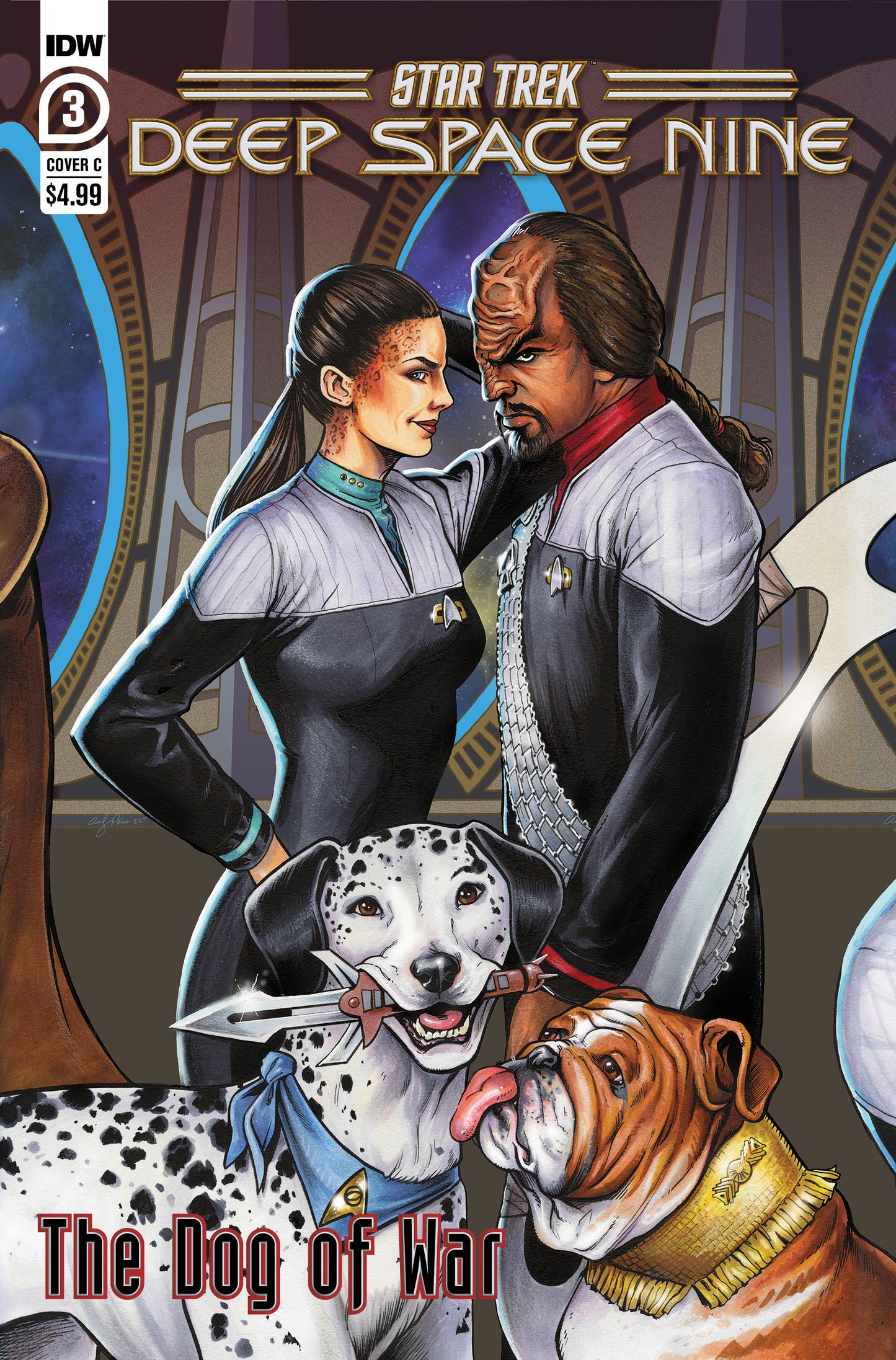 Star Trek: Deep Space Nine the Dog Of War #3 Variant C (Price)