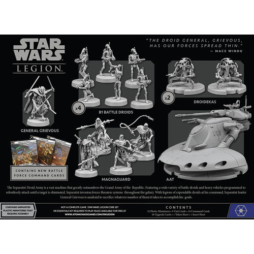 Star Wars Legion - Separatist Invasion Battle Force Starter Set