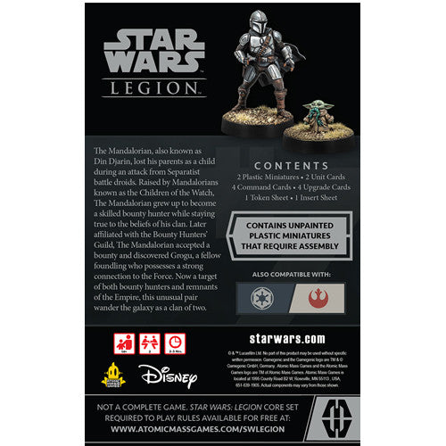 Star Wars Legion - Din Djarin & Grogu