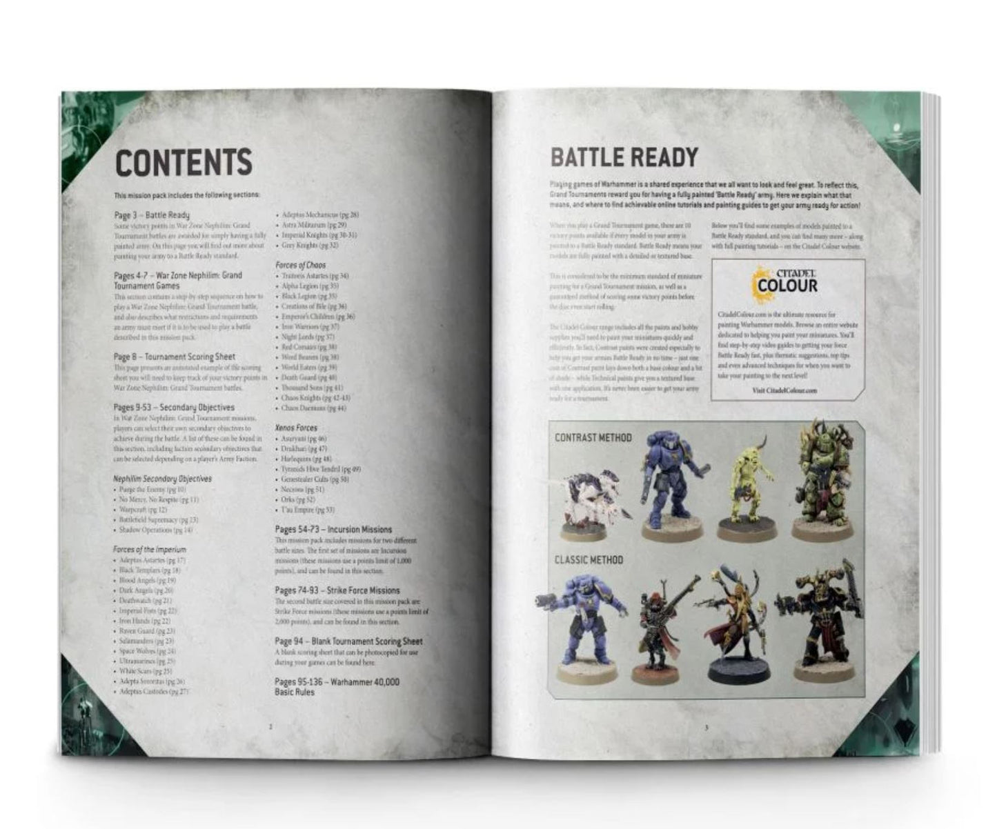 40K - Chapter Approved: War Zone Nephilim Grand Tournament Mission Pack