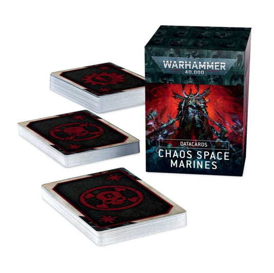 40K - Chaos Space Marines, Datacards