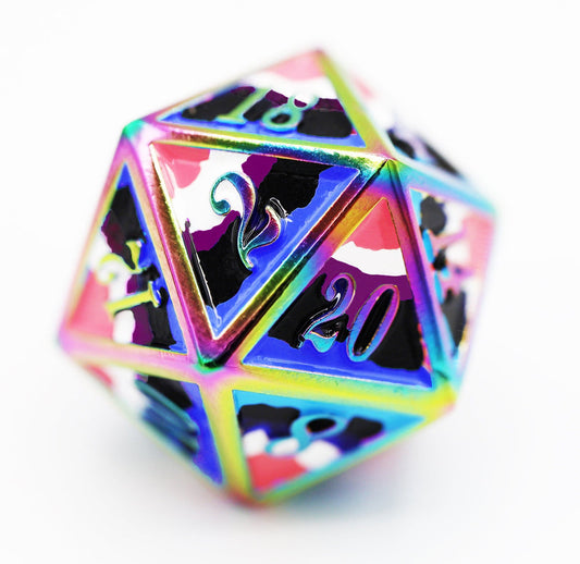 Gender Fluid Pride Flag RPG Dice Set