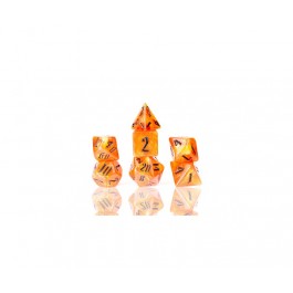 Sirius Dice Fire Nebula 7 Die Set