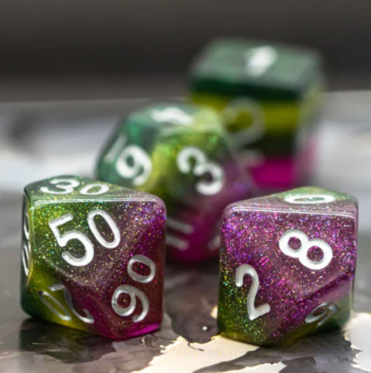 Foam Brain - Poison Swamp RPG Dice Set