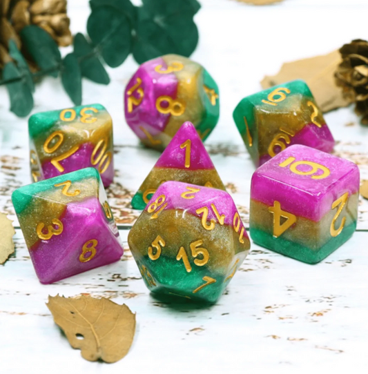 Foam Brain - Fat Tuesday RPG Dice Set