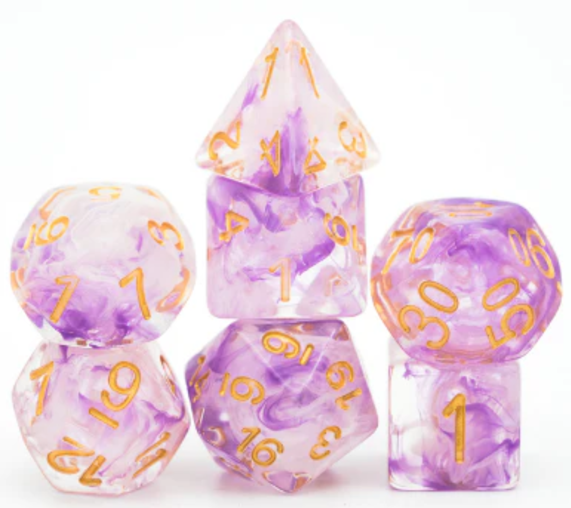 Foam Brain - Evening Fog RPG Dice Set