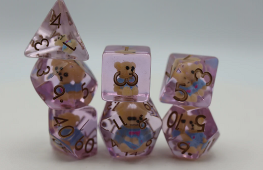 Foam Brain - Teddy Bear RPG Dice Set