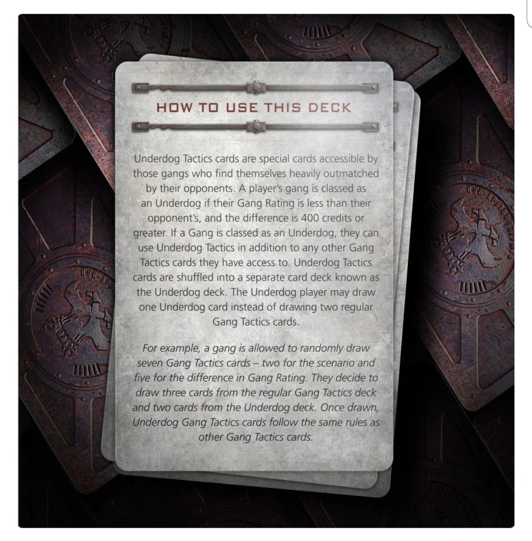 Necromunda - Underdog Card Pack