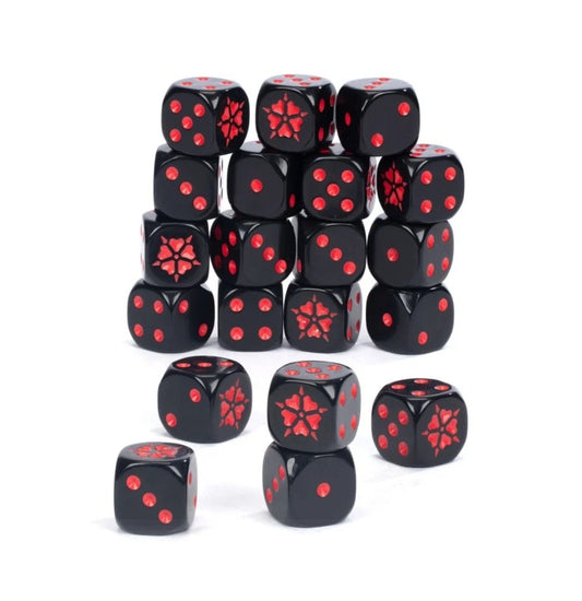 40K - Adepta Sororitas Order of The Bloody Rose Dice Set