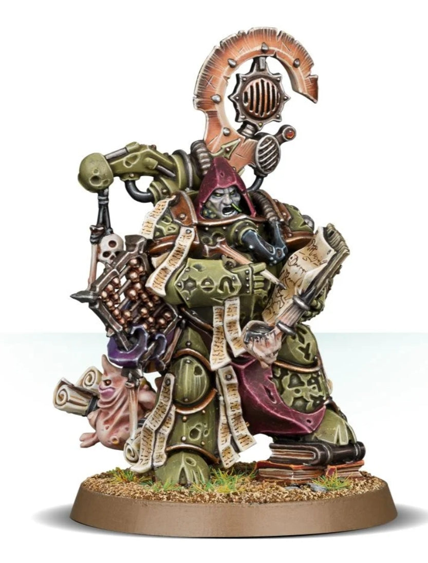 40K - Death Guard, Scribbus Wretch the Tallyman