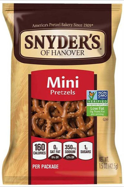 Snacks - Snyder's Mini Pretzels