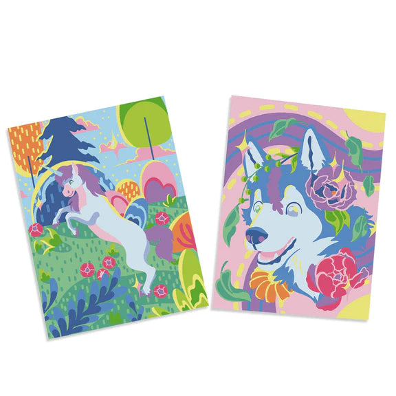 Winnie’s Picks Paint by Number - Husky and Unicorn