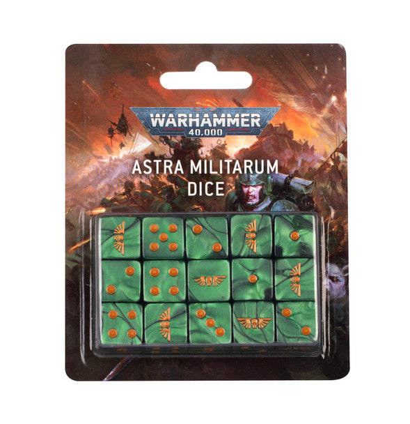 40K - Astra Militarum, Dice Set