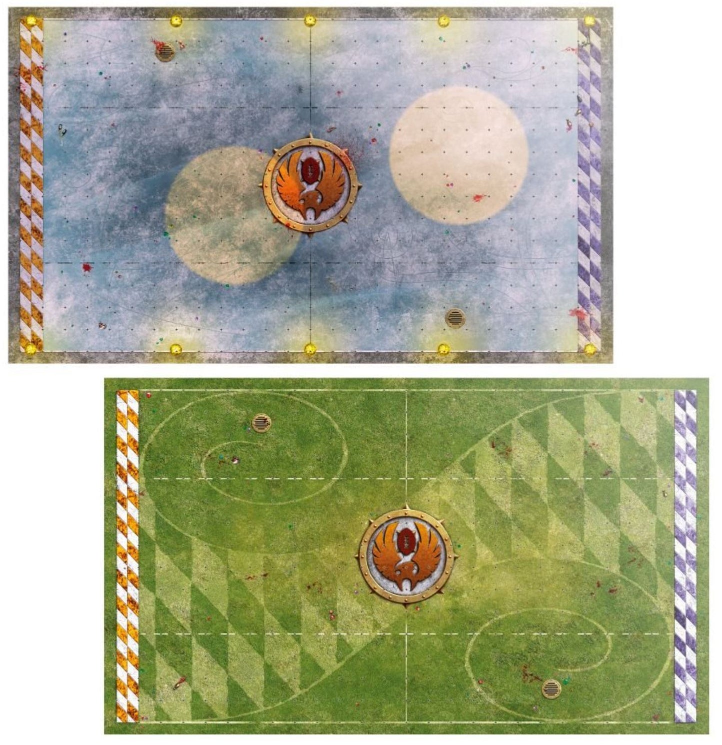 Blood Bowl - Elven Union Pitch – Double-sided Pitch and Dugouts Set