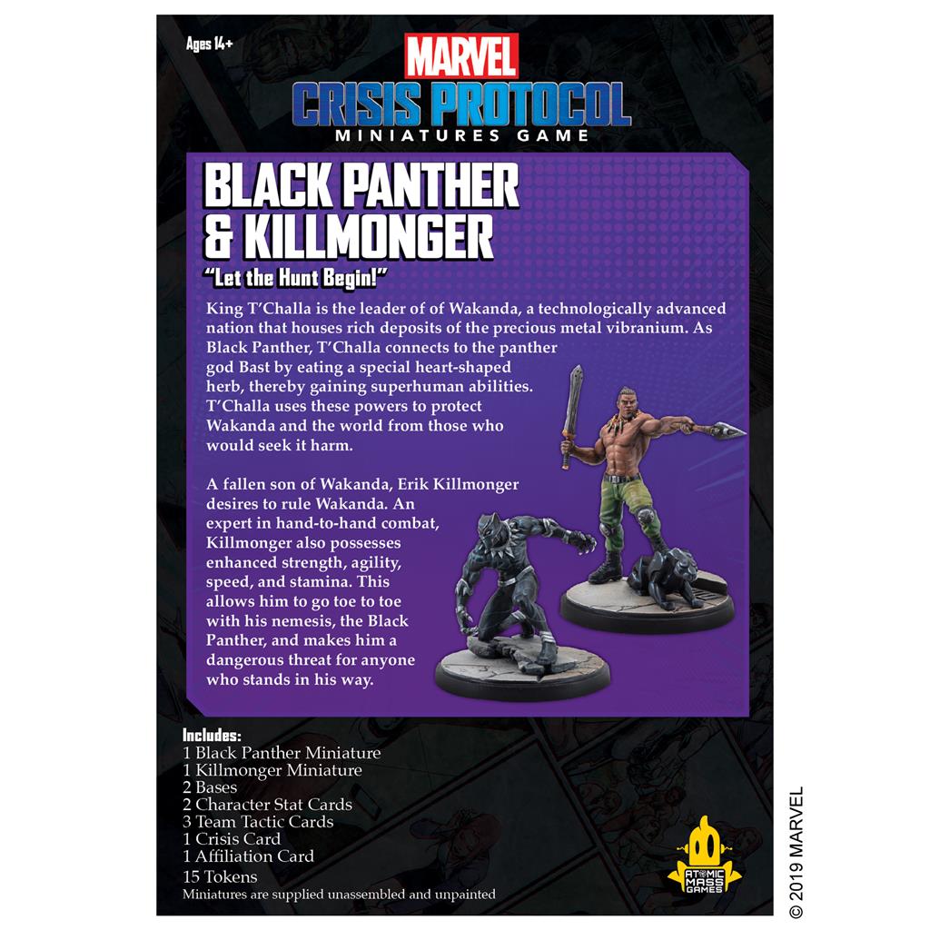 Marvel Crisis Protocol - Black Panther & Killmonger