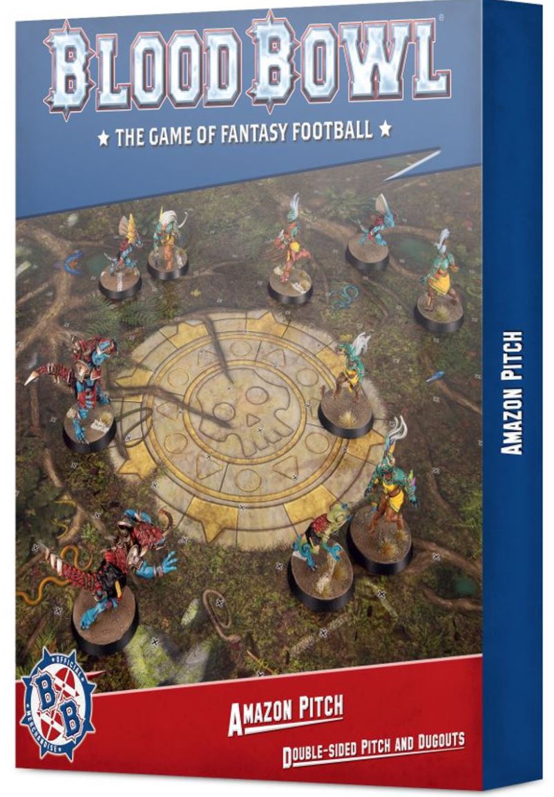 Bloodbowl - Amazon Team Pitch & Dugouts