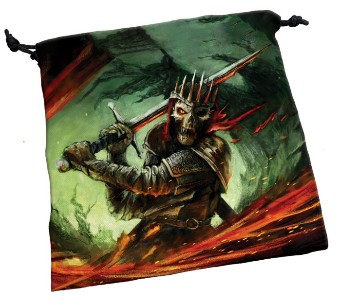 Deluxe Dice Bag: Skeleton Warrior
