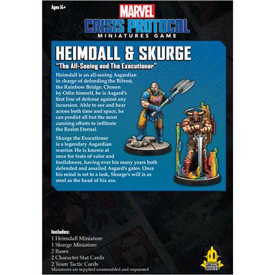 Marvel Crisis Protocol - Heimdall and Skurge