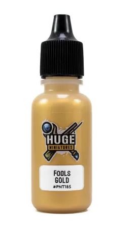 Huge Miniatures - Fools Gold Metallic Paint – Not Just Gamin