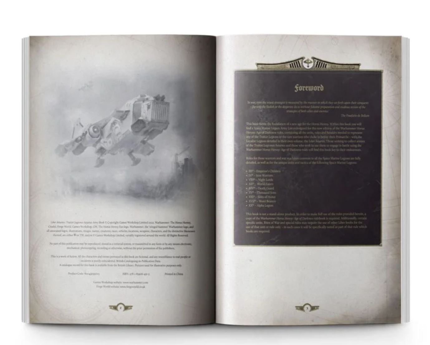 Horus Heresy - Liber Hereticus – Traitor Legiones Astartes Army Book