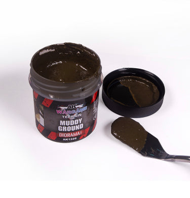 AK Interactive Wargame Battle Ground Terrains Muddy Ground - 100ml