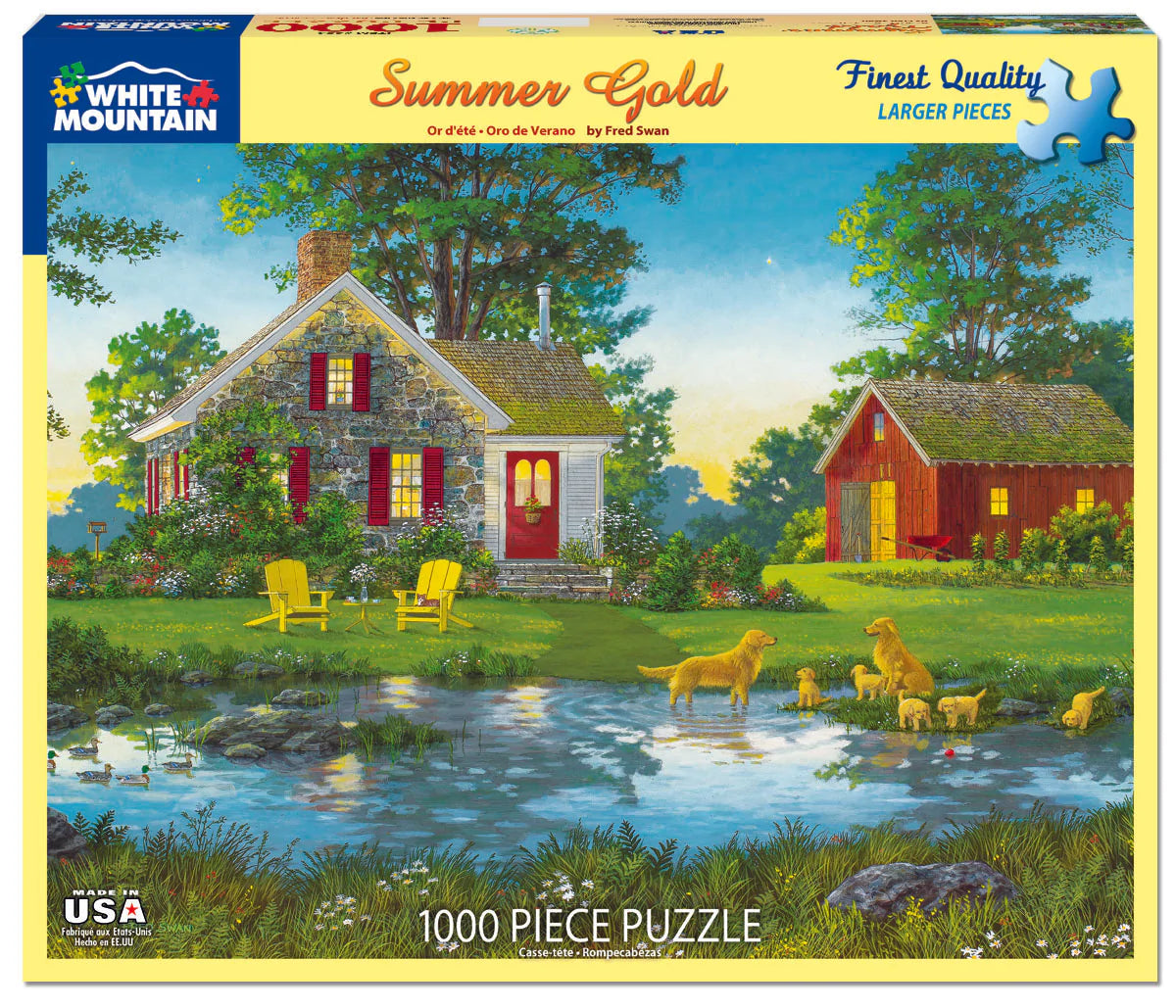 White Mountain Puzzles - Summer Gold