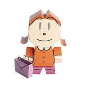 DOG MAN THE BARK KNIGHT SARAH HATOFF CUBLE FOLDABLE FIGURE