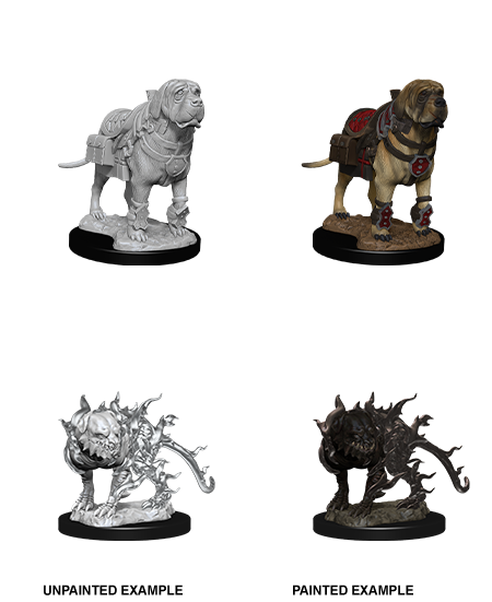 D&D Nolzur’s Marvelous Miniatures: W11 - Mastiff & Shadow Mastiff