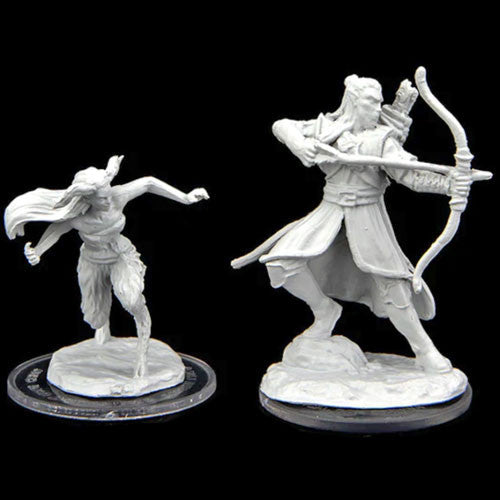 Critical Role Unpainted Miniatures: W02 - Verdant Guard Marksman & Satyr