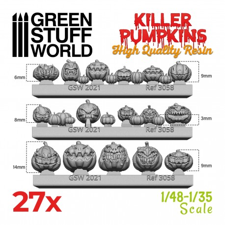 Green Stuff World - Resin Killer Pumpkins