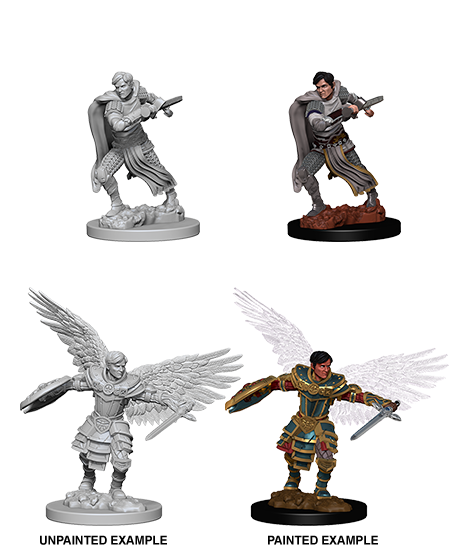 D&D Nolzur's Marvelous Miniatures: W06 - Male Aasimar Fighter